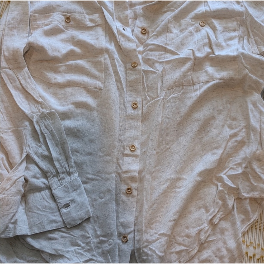 Two-Piece Linen Set - Picture 2 of 3
